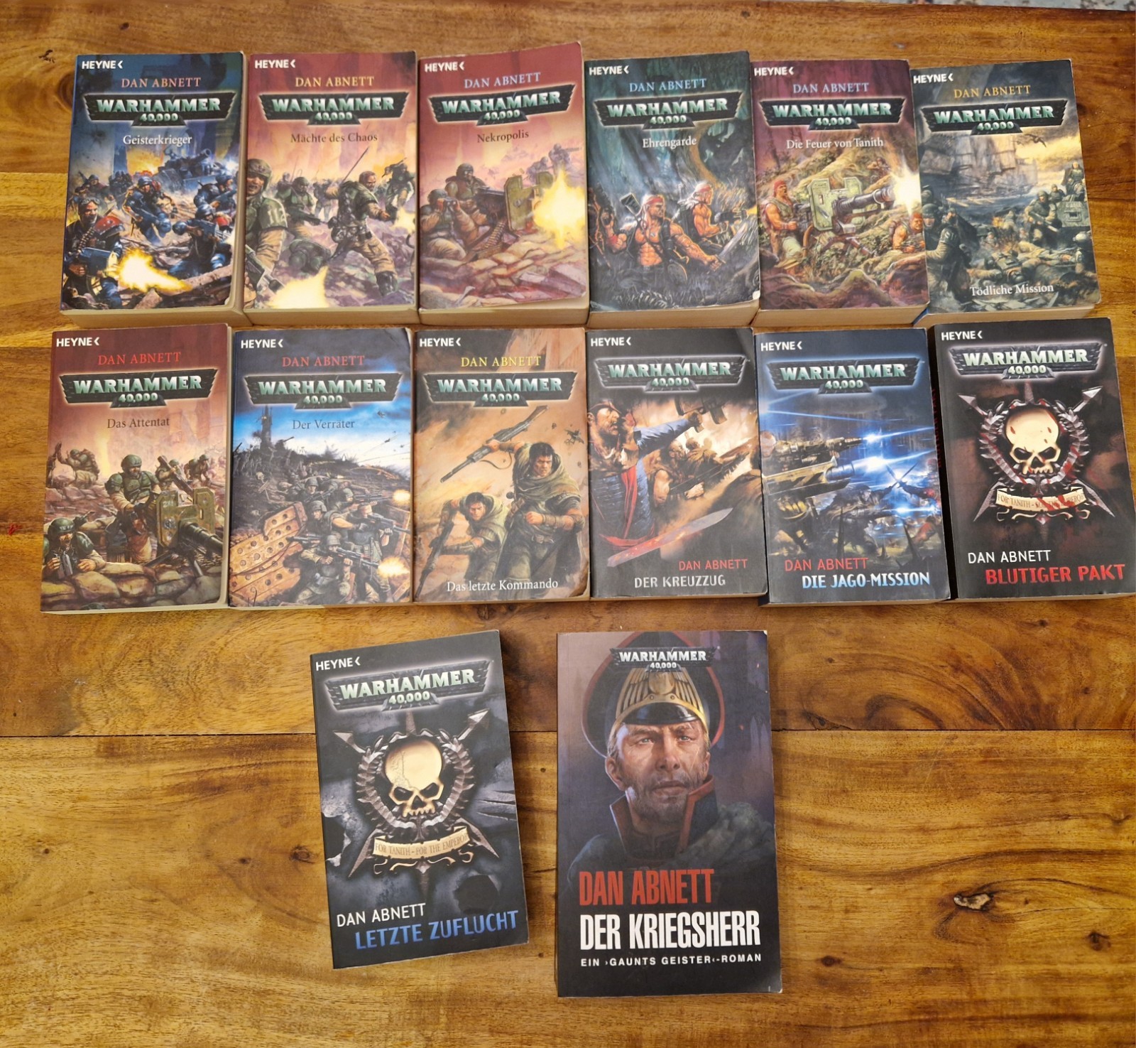 Warhammer 40k Bücherreihe Sammlung Gaunts Ghosts - Dan Abnett