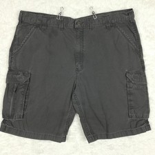 Carhartt Mens Shorts Cargo Force Relaxed Fit Gray Canvas Flap Pockets 44