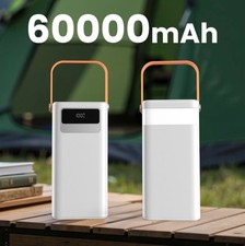 60000mAh Portable Power Bank with LED Light