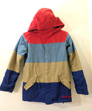 Burton Fray Dry Ride Arctic Snowboarding Winter Hooded Jacket Size Youth XL