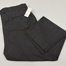 Lauren Ralph Lauren Dress Pants Mens 38 X 30 Gray Flat Front Business Slacks
