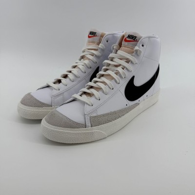 NEW Nike Mens Sz 11 Blazer Mid 77 Vintage White Black BQ6806-100 High Top Shoes