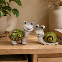 Formano Dekofigur SchildkröTe & Schnecke 17Cm – Keramik Handbemalt-702197