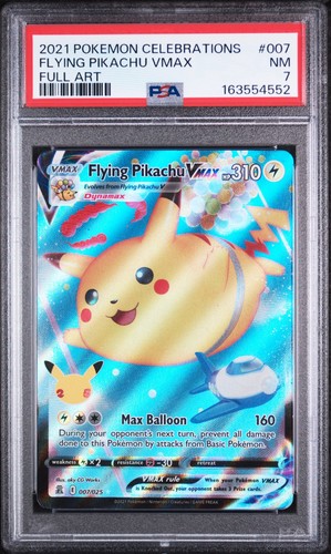 Flying Pikachu VMAX graded PSA 7 for sale on eBay