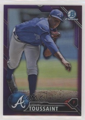 2016 Bowman Chrome Prospects Purple Refractor 34/250 Touki Toussaint #BCP6 0jf4