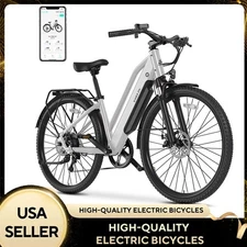 NEW Electric Bike for Adults 35 MPH 1100W Electric Bicycle Rear Rack & Fenders