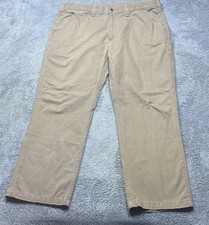 Carhartt Pants Men  s 42x30 Beige Relaxed Fit Work Carpenter Cargo B324 DKH