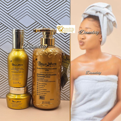 3pcs Bella white whitening ultra Radiance lotion, serum & face cream     