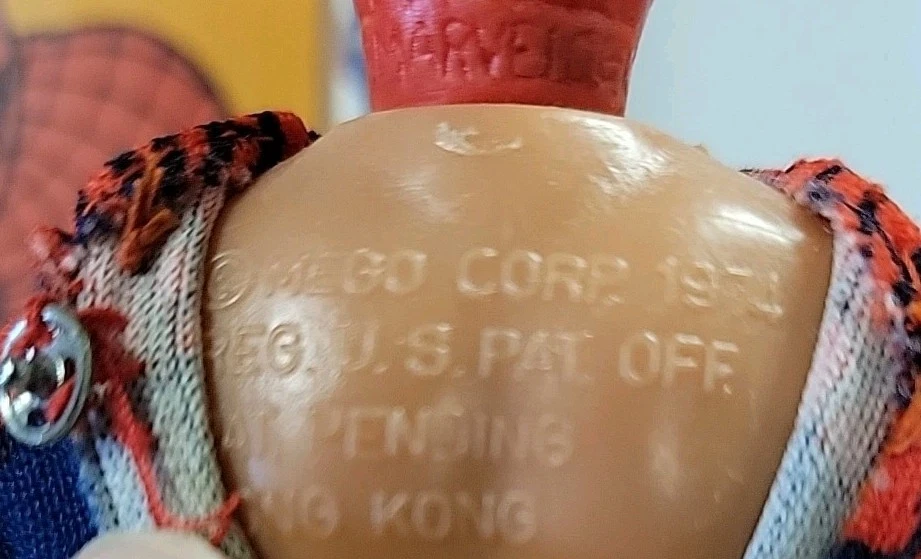 1974 MEGO SPIDER-MAN 8" ACTION FIGURE HONG KONG - Image 3 of 3