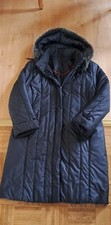 Damen Wintermantel Mit Kapuze Echter Pelz Gr.42