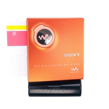 Sony MZ-E510 Portable Minidisc MD Player Orange / Peach Demo / Plays Issue