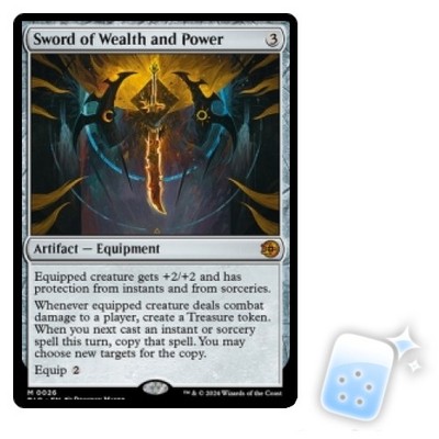 SWORD OF WEALTH AND POWER Outlaws Of Thunder Junction: The Big Score BIG MTG