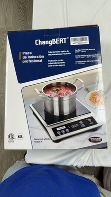 ChangBERT 1800W Professional Induction Cooktop NSF ETL 103020-A Stainless