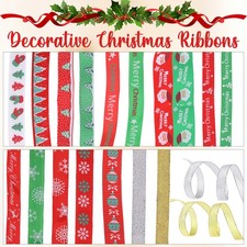 Nastro Di Natale Tema Invernale Festivo Per Regali Vari Design E Larghezze