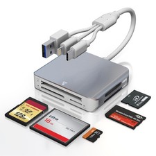 Memory Stick Pro Duo Adapter for iPhone - 5 in 1 SD/TF/MS/CF/XD Card Reader f...