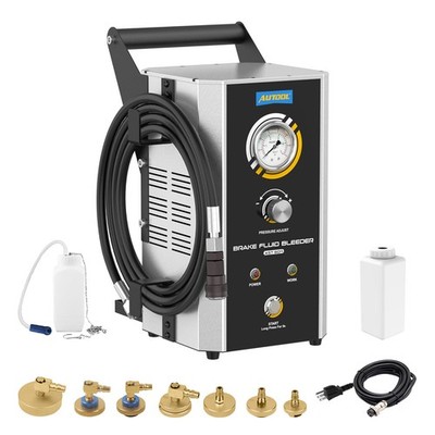 Electric Brake Fluid Bleeder Machine Vacuum Pressure Brake Oil Bleeding Kit Tool