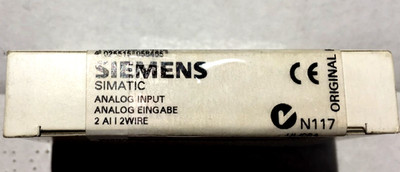 SIEMENS SIMATIC ANALOG INPUT 6ES7 134-4JB50-0AB0 E-STAND 04 OLC MACH CTRL (F-1)
