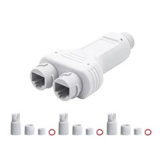 Ip66 Waterproof POE Repeater 100mbps 1 in 2 out IEEE802.3af/at Plug and Play