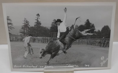 Buck Rutherford / Slim Pickens - Eureka.   '49.  - POST CARD - listing #8339