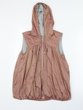 Womens UK Size 6 Topshop Pink Full Zip Jumper