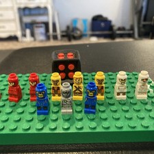 12 LEGO Microfigure Lot Heroica Goblin Ramses Golem Dice Minifig 3859 3858 3841