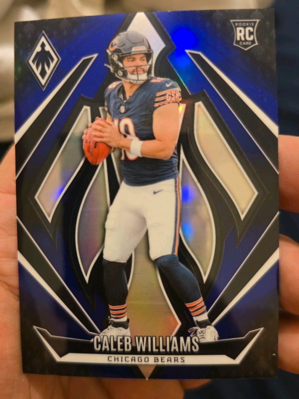 Caleb Williams 2024 Phoenix #151 Blue Fade /249 (RC) NM Chicago Bears
