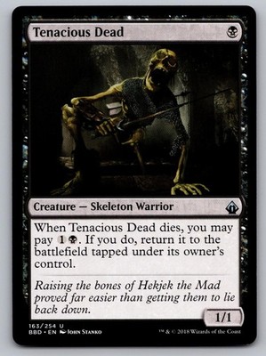 Tenacious Dead 163 Uncommon Battlebond Magic: The Gathering Near Mint