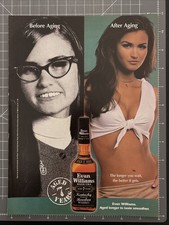 2003 Print Ad Evan Williams Kentucky Straight Bourbon Whiskey Sexy Woman