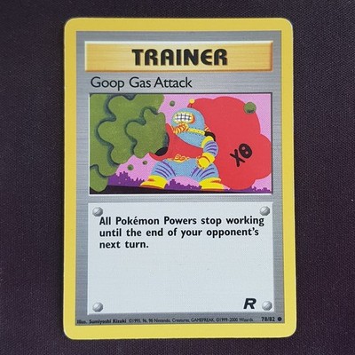 Goop Gas Attack 78/82 Team Rocket TOP Pokemon Karte TCG