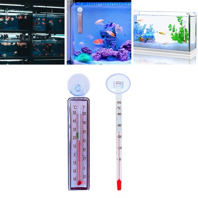 5 x schwimmendes Aquarium-Thermometer, Tauchthermometer, Glasrohr, analoges
