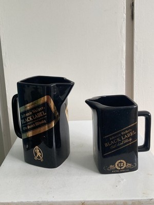 2 x Vintage Johnnie Walker Black Label Wasserkrüge