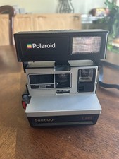 Vintage Polaroid Sun 600 LMS Instant Film Flash Land Camera UNTESTED