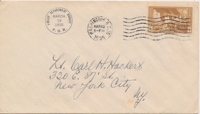#ad #743 Mesa Verde National Park Farley Dept Racket FDR First Day cover $6.00