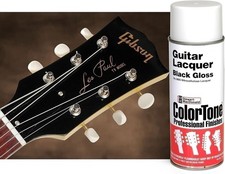 ColorTone Black Aerosol Guitar Lacquer, Black Gloss 3885 