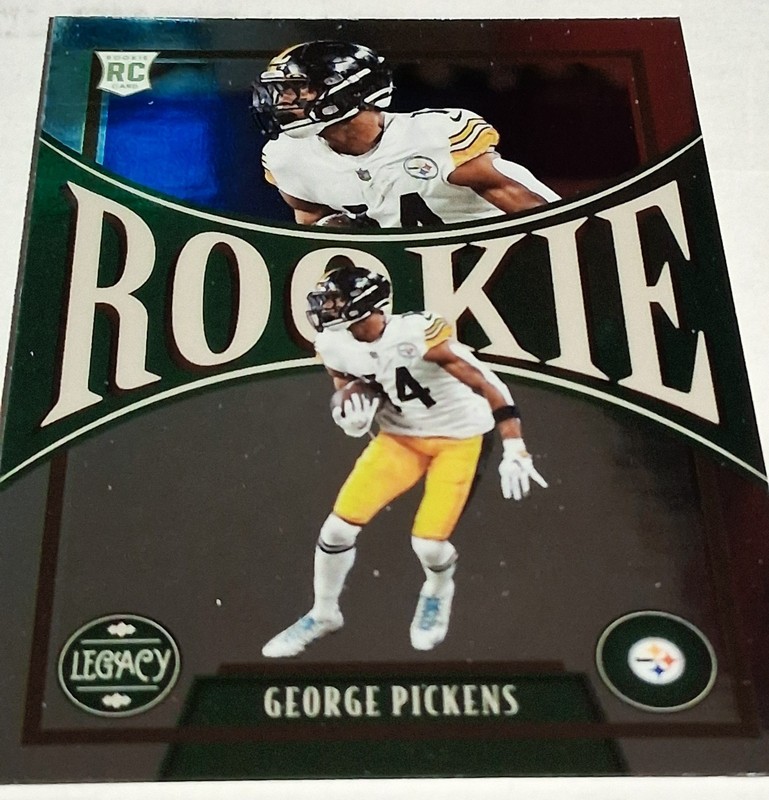 2022 Panini Chronicles Legacy Rookies George Pickens #213 Silver Prizm (RC)