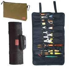 Tool Bags, Heavy Duty Roll Up Tool Bag Organizer and Storage,Gifts for Dad To...