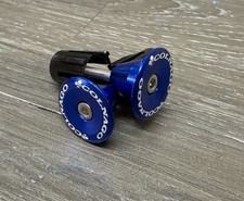 Colnago Repop Bicycle Bike Handlebar Bar End Plugs Blue Road Bike