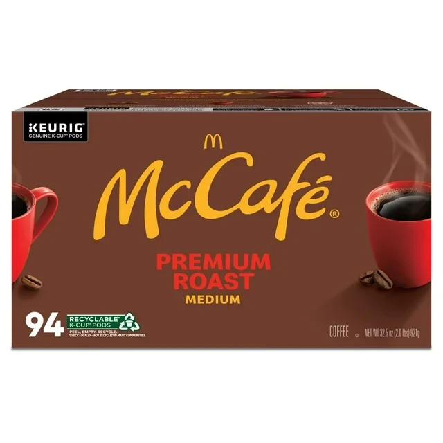 McCafe Decaf Premium Medium Roast K-Cup Coffee Pods, 94 ct.