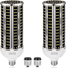 200W 2 pack LED Corn Light Bulb, 2000W Equivalent Commercial Grade 30500LM