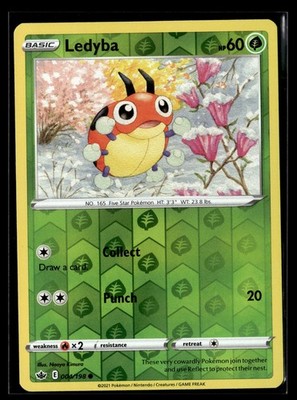 Pokemon TCG SWSH06: Chilling Reign #004/198 Ledyba Reverse Holo