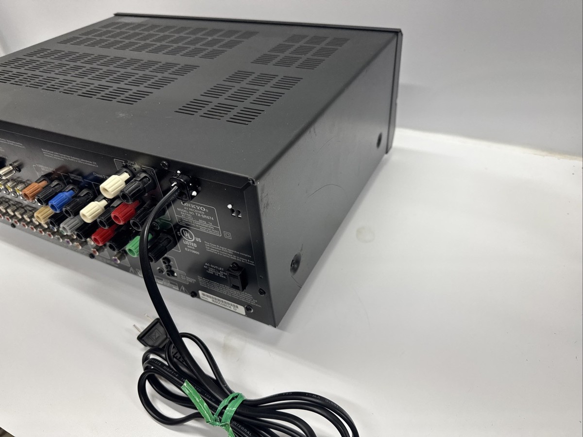 Onkyo TX-SR674 7.1 Channel A/V Receiver (TESTED WORKS) Original