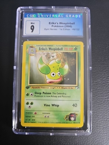 Erika's Weepinbell (1st Edition) graded CGC 9 for sale on eBay