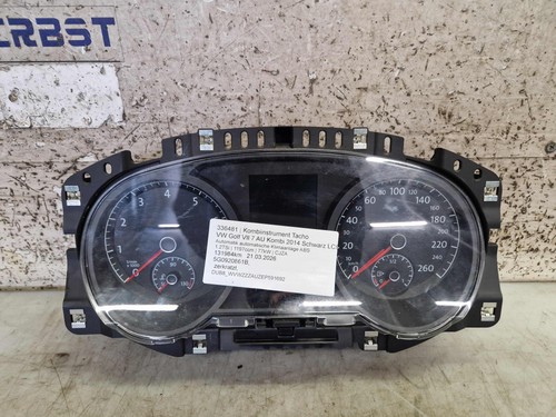 VW Golf VII 7 AU Kombiinstrument Tacho 5G0920861B 1.2TSi 77kW CJZA 336481
