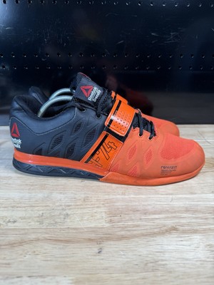 Reebok Crossfit Lifter CF74 Weightlifting Shoes M40704 Mens 11 Black Orange 