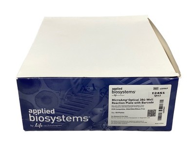 (50/Pk) APPLIED BIOSYSTEMS 384-Well MicroAmp Optical Reaction PCR Plate 4309849