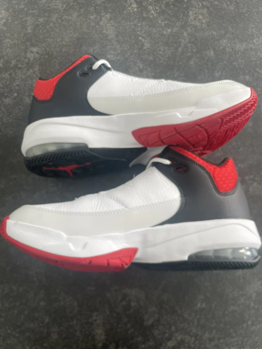 Jordan Max Aura 3 White University Red / White / Black for sale | eBay