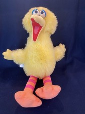 Vintage Talking Big Bird Plush Sesame Street Playskool 5418 22" Works As Is