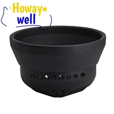 W135-0320 Burn Pot Round 6.69"x6.3"x6.26" Cast for Napoleon Pellet Stove Models