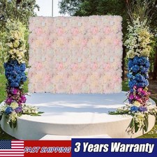 6 PCS Flower Wall Panel Floral Backdrop Flower Wall Decoration Wedding Party