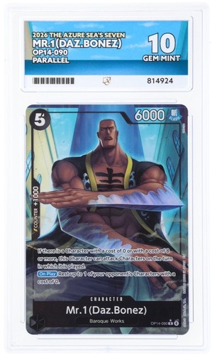 Mr.1(Daz.Bonez) (Alternate Art) graded ACE 10 for sale on eBay
